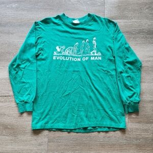 90s Evolution Of Man Soccer Football Long Sleeve Tshirt